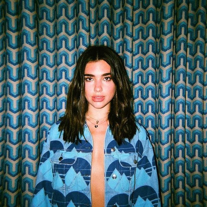 Dua Lipa's furry vest outfit is the only thing we wanna wear