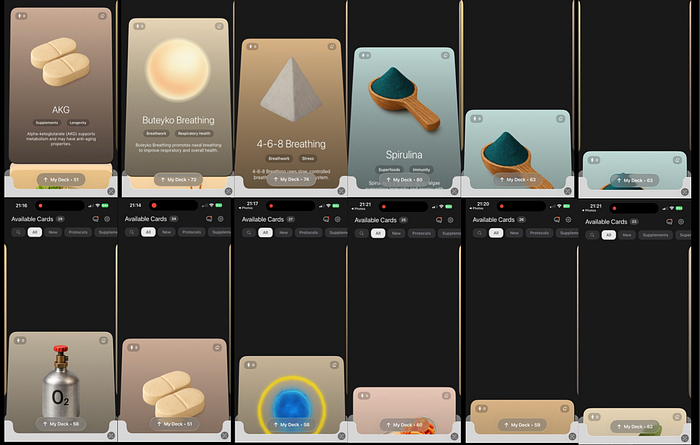 Frame by frame animation tweaking in Longevity Deck app