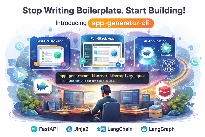 Arrêtez d'écrire du code répétitif. Commencez à construire : Présentation de app-generator-cli
