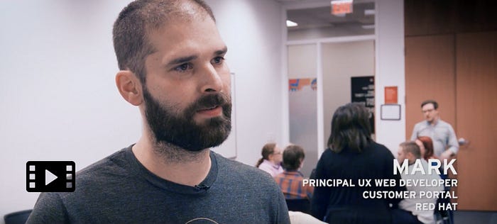 Screenshot from the video with Mark Caron discussing the workshop.