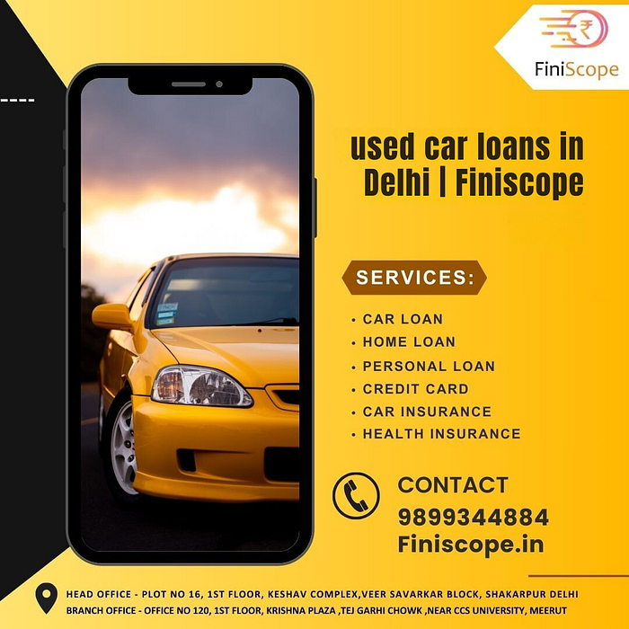 used car loans in Delhi | Finiscope