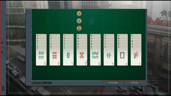 Shenzhen Solitaire board