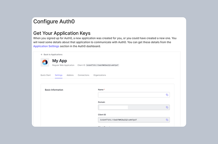 screenshot showing instructions to input information in the dashboard