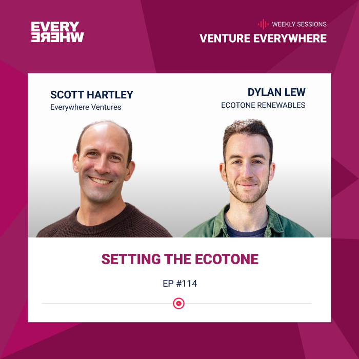 Setting the Ecotone: Dylan Lew with Scott Hartley
