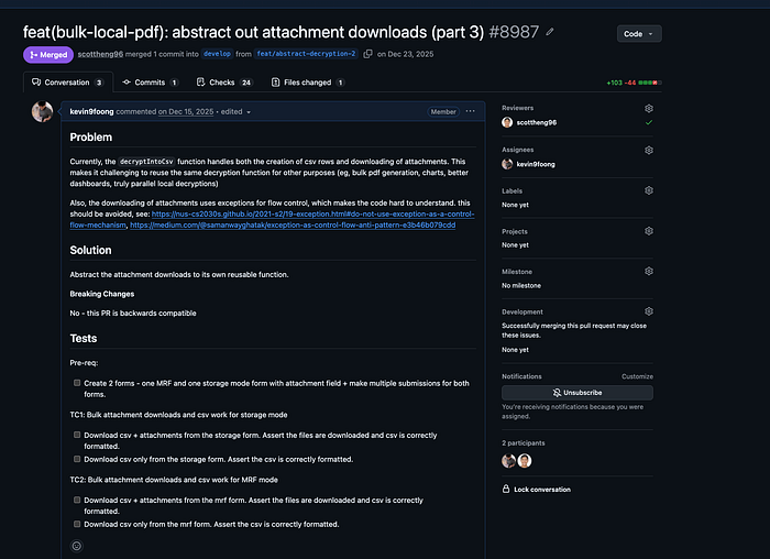 Scoped PR with its own intentions clearly documented