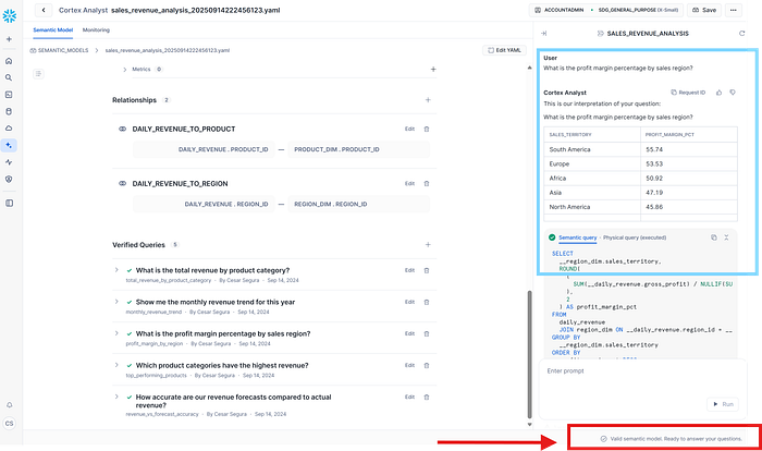 Semantic Model enhanced