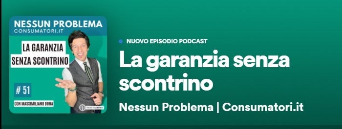 Garanzia senza scontrino fiscale