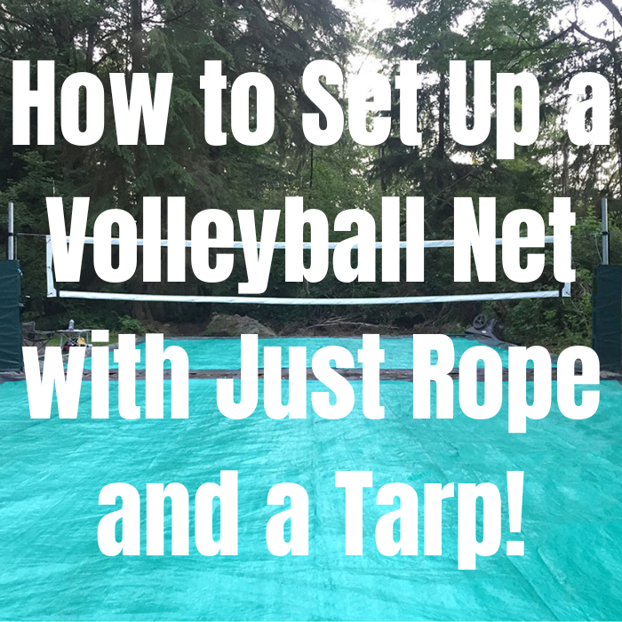 DIY Volleyball Fun How to Set Up a Volleyball Net with Just Rope and a