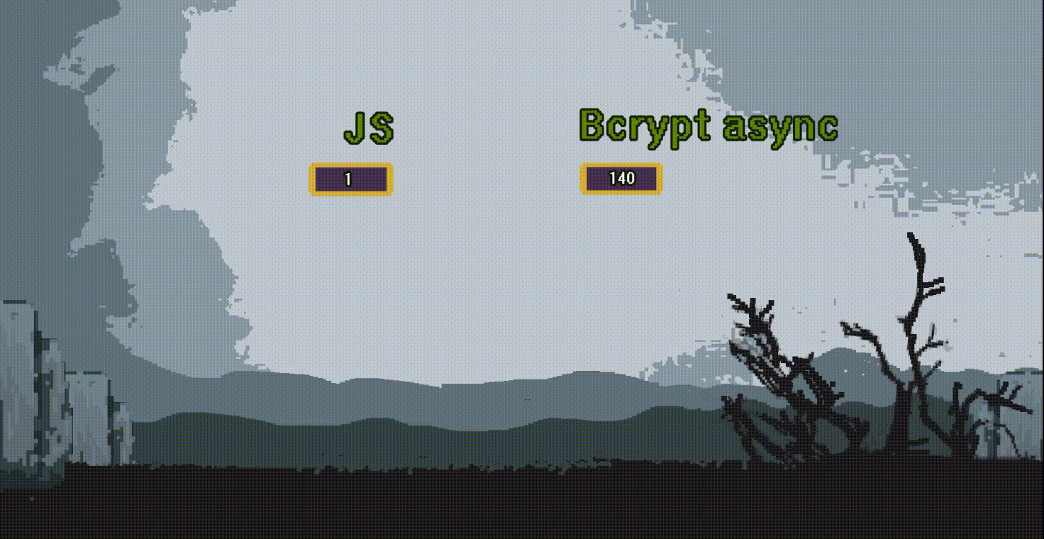 Bcrypt async battle