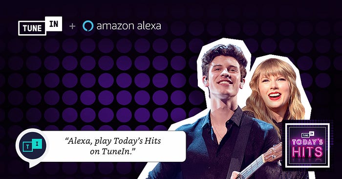 The Top 5 Things to Listen to on Alexa | by Volume | TuneIn Volume