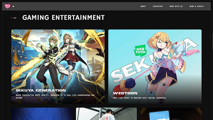 Sekuya website structure overview