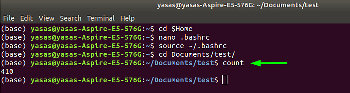 Bash Alias