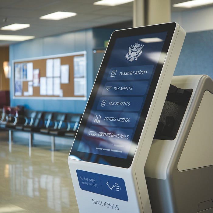 self service goverment kiosk machine