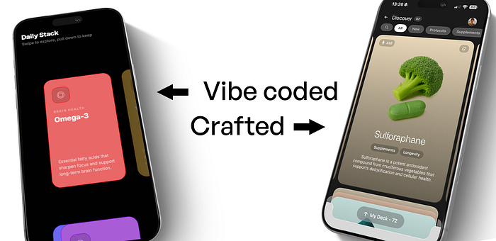 vibe coded apps are clearly lower quality