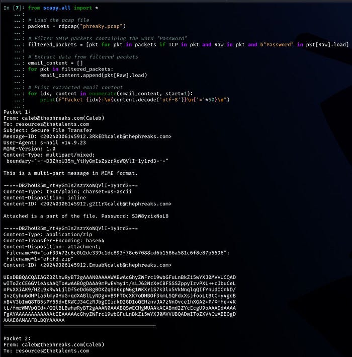 Using Scapy modules in Interactive Python session