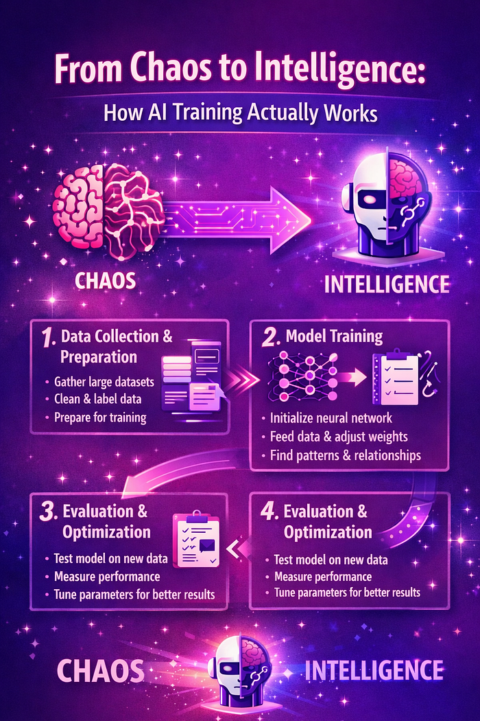 From Chaos to Intelligence: How AI Training Actually Works