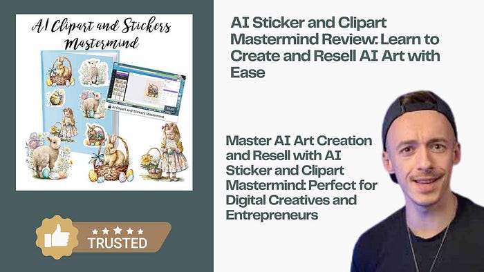 Master AI Art Creation and Resell with AI Sticker and Clipart Mastermind: Perfect for Digital Creatives and Entrepreneurs