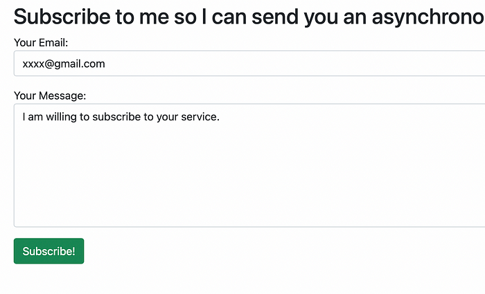 Fill out the form