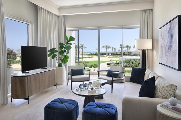 Marassi Address Resort luxury apartment in Egypt priced at 62 million EGP, 118-square-meter unit with premium resort amenities and high rental ROI potential