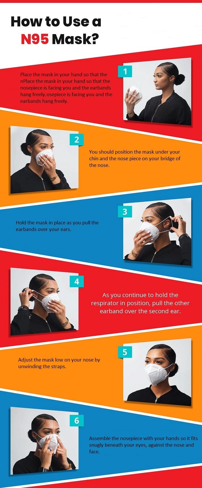 How to wear N95 mask Jacob hall Medium