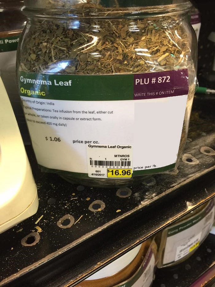 bulk organic gymnema leaf