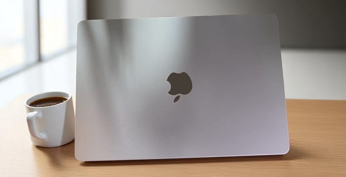 Current M4 MacBook Air in stunning Sky Blue color