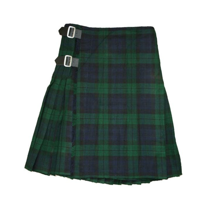 Black Watch Tartan Kilt — Scottish Modern Style $89.00 $82.10 (In stock) Discover the perfect blend of tradition and modern style with our Black Watch Tartan Kilt. This iconic pattern, with its rich history rooted in Scottish heritage, has been reimagined for the contemporary individual seeking a sleek and sophisticated look.