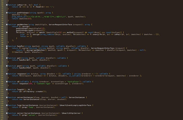 Source code of the framework (partial)