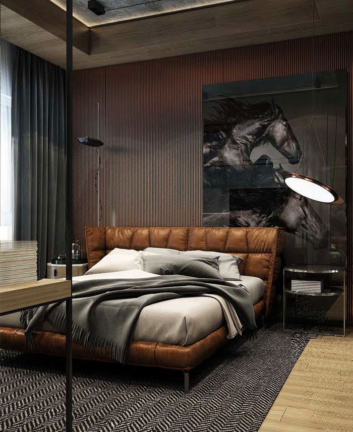 The Best Masculine Bedroom Ideas. Darker colors are never-ending… | by  InteriorZine | Medium