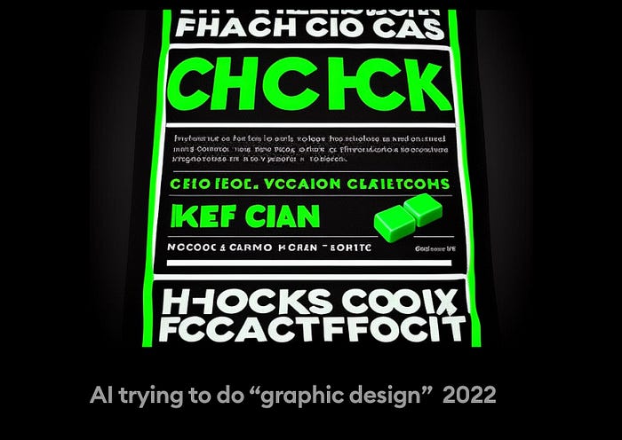 generative advertising example from 2022