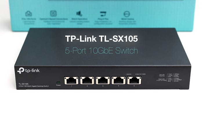 無聲無息，更加隱形 TP-Link TL-SX105 五埠 10GbE Fanless Decktop Switch