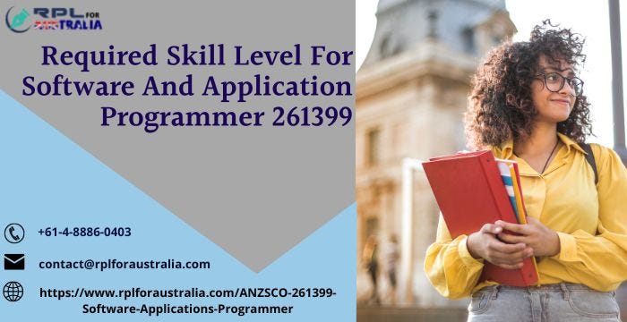 Required Skill Level For Software And Application Programmer 261399 ...