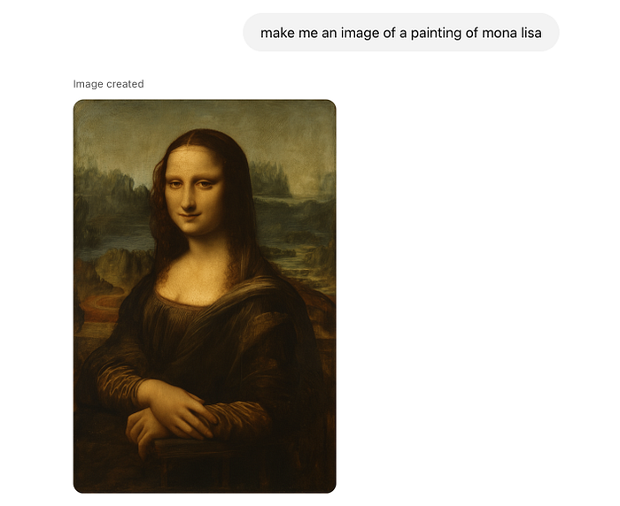 Generated Mona Lisa painting