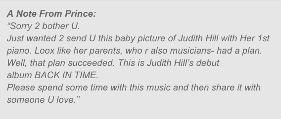 洋楽 JUDITH HILL BACK IN TIME CD PRINCE 618cmvWnmaL._UF894,1000_QL80_.jpg
