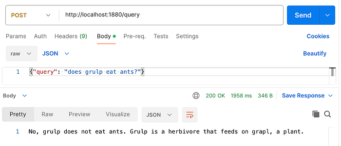 OpenAI gpt-4 response
