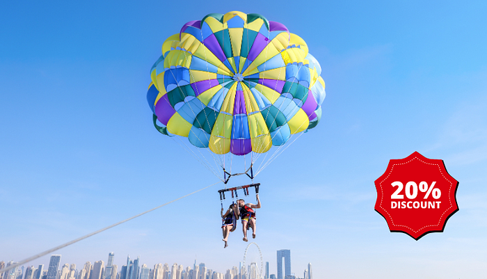 Parasailing offer in Dubai