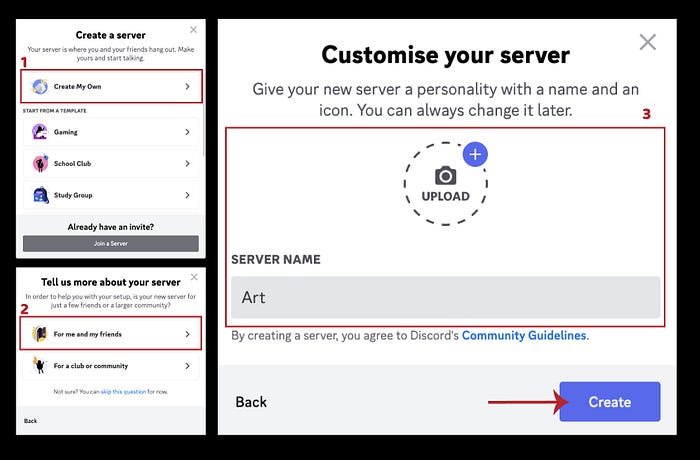 Customize your server for Midjourney