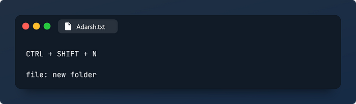 Create Folder