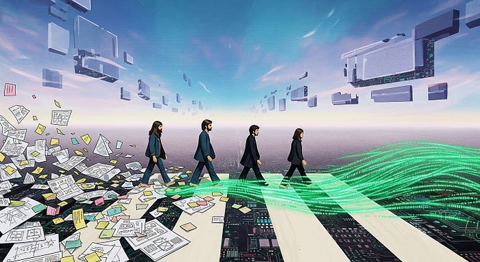 Image 5: AI version of Abbey Road Cover