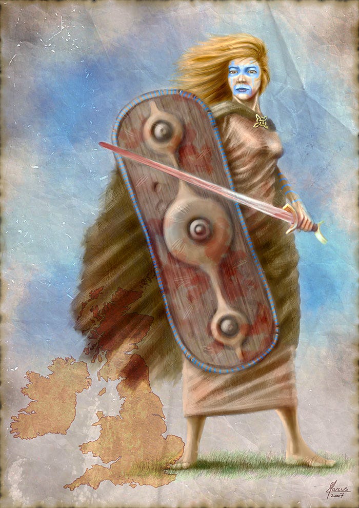 A Brief History of Ireland's First People  Celtic warriors, Warrior woman,  Celtic ireland