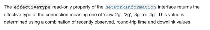 This value is determined using a combination of recently observed, round-trip time