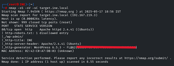 Assessment Methodologies: Information Gathering CTF 1 — eJPTv2 Walkthrough