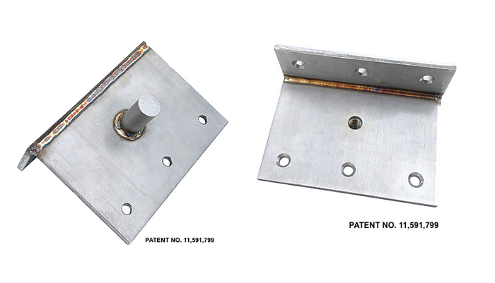 Glass Railing Anchor_ Inside Angle Nill Flange