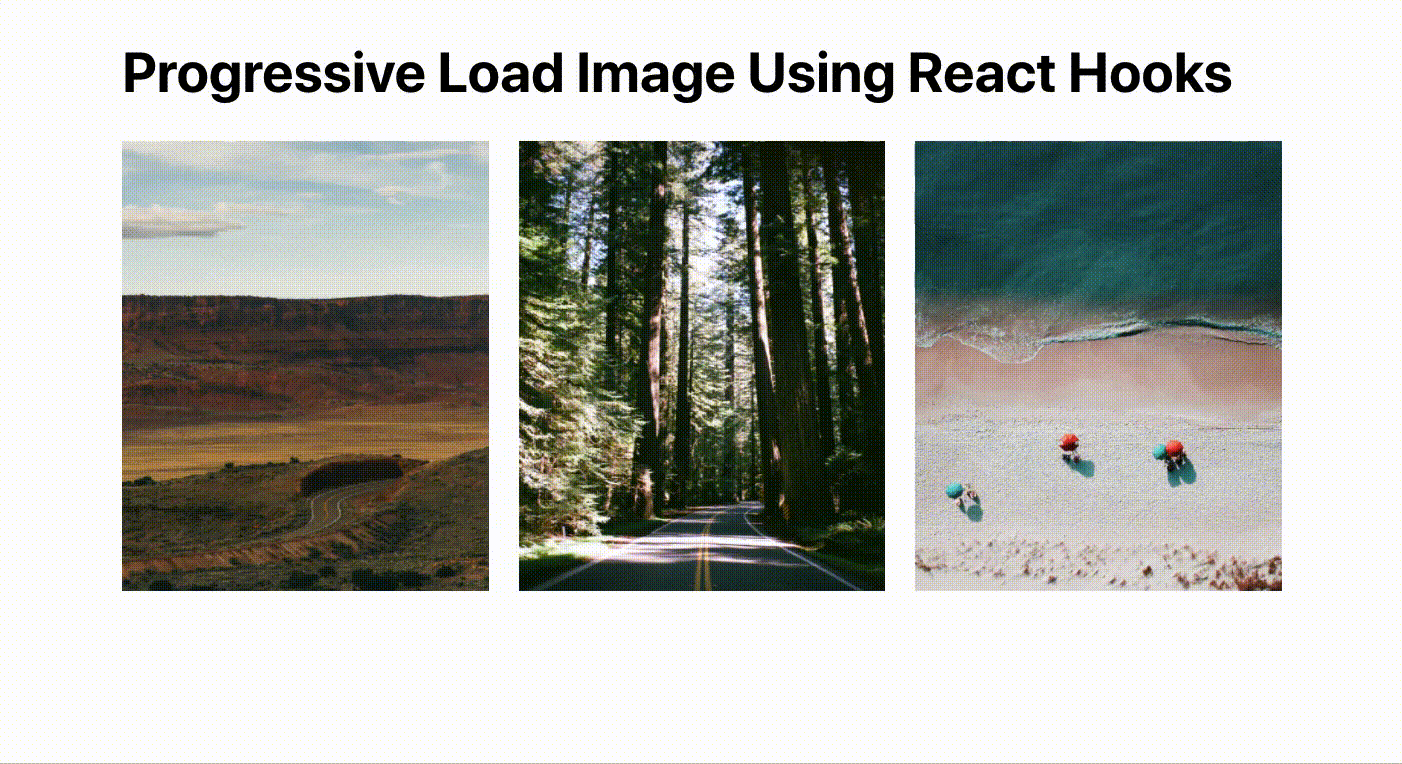 Progressive image loading in react