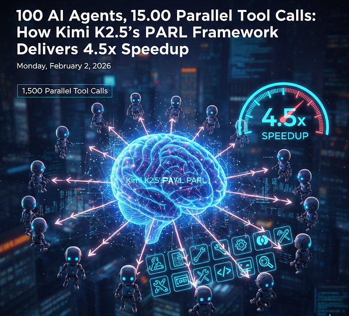 100 AI Agents, 1,500 Parallel Tool Calls: How Kimi K2.5’s PARL Framework Delivers 4.5x Speedup