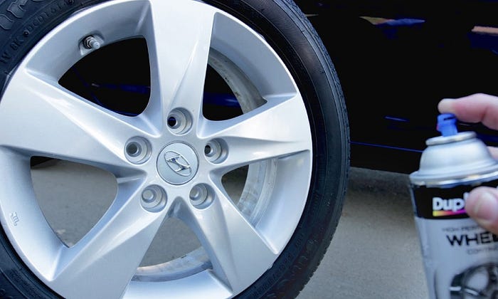 Repaint your car’s alloy wheels