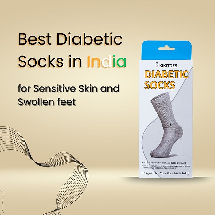 Diabetic socks designed for comfort and foot protection for daily wear