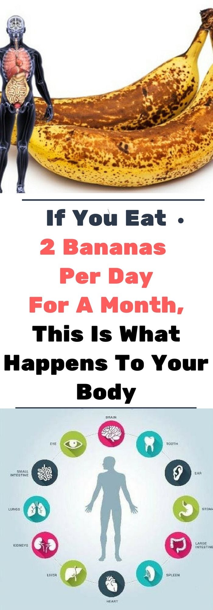 If You Eat 2 Bananas Per Day For A Month, This Is What Happens To Your
