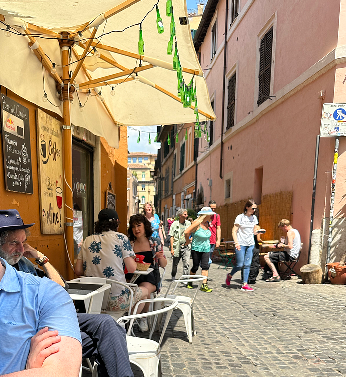 Trastevere Area in Rome