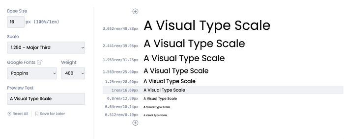 typescale font